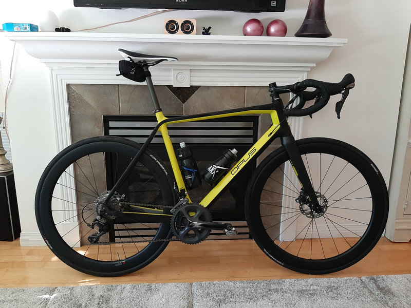 Carbonal rims & wheel on Opus Vivace 1 bike